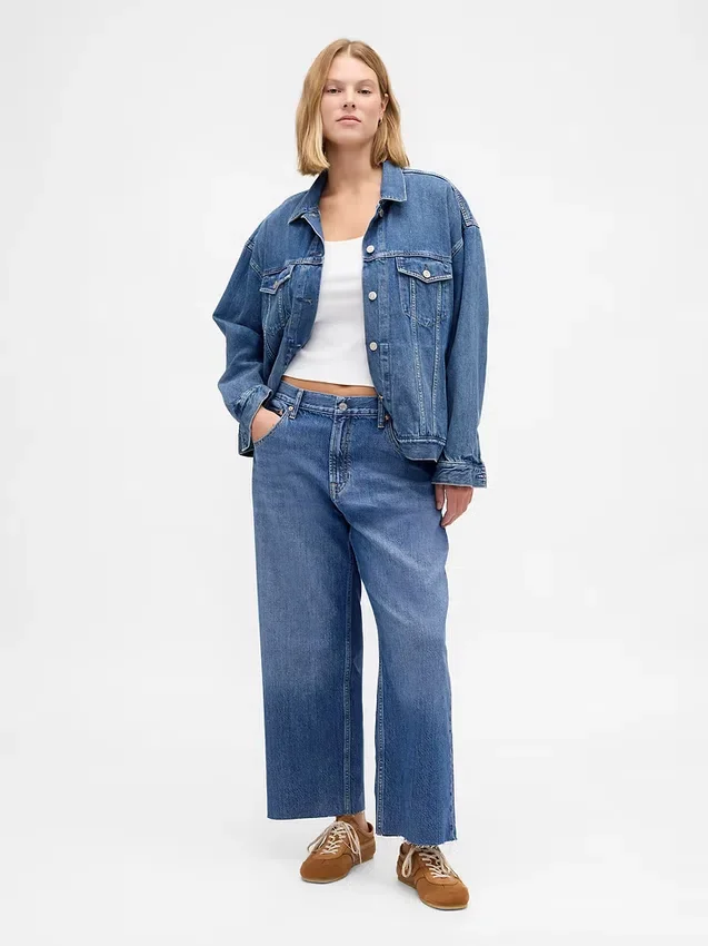 Low Slung Ultrasoft Relaxed Crop Jeans