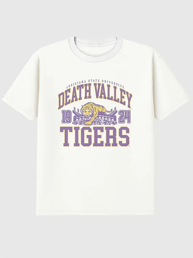 Lsu Death Valley Tigers Graphic T-Shirt
