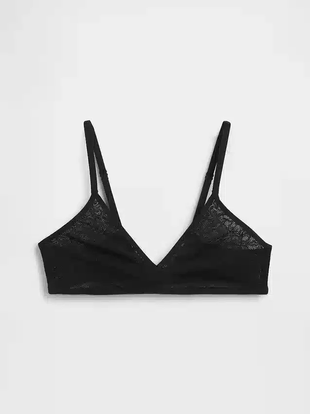 Madesoft Lace Plunge Bralette