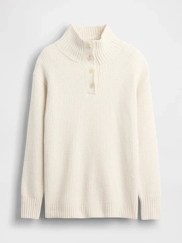 Maternity Cashsoft Mockneck Sweater
