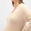 Maternity Cashsoft V-Neck Sweater Dress