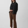 Maternity Cotton Gauze Full Panel Pants