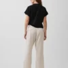 Maternity Cotton Gauze Full Panel Pants