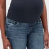 Maternity Distressed Full Panel Favorite Jeggings