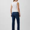 Maternity Full-Panel '90S Slim Straight Crop Jeans