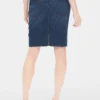 Maternity Full Panel Denim Skirt