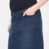 Maternity Full Panel Denim Skirt