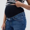 Maternity Full-Panel Vintage Slim Jeans