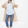 Maternity Inset Panel Cheeky Straight Jeans