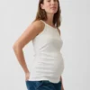 Maternity Modern Apron-Neck Tank Top