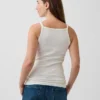 Maternity Modern Apron-Neck Tank Top