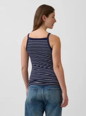 Maternity Modern Apron-Neck Tank Top