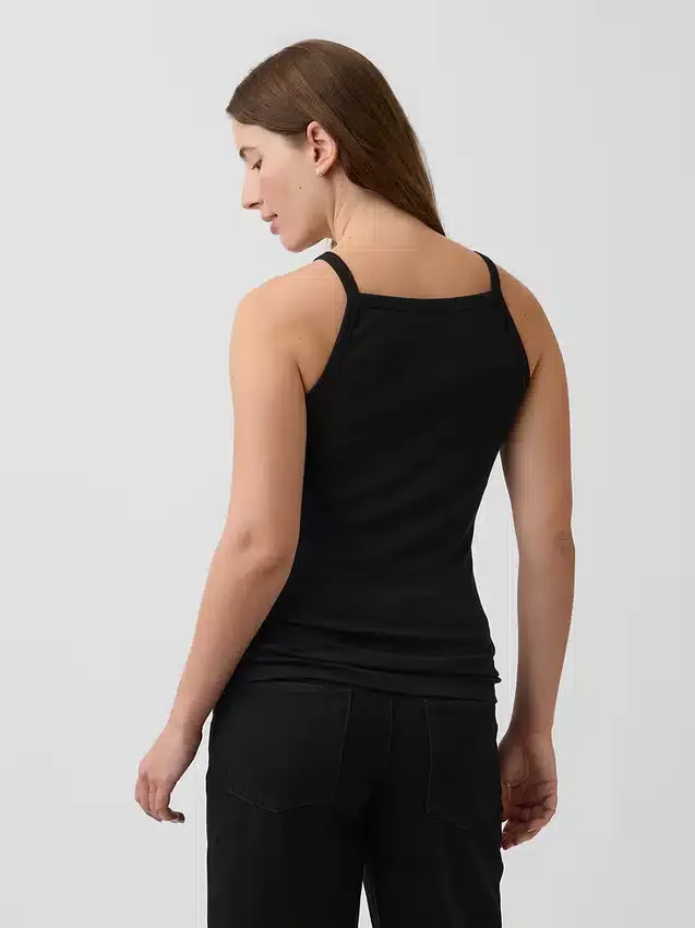 Maternity Modern Apron-Neck Tank Top