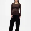 Maternity Modern Crewneck T-Shirt