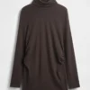 Maternity Modern Turtleneck Shirt