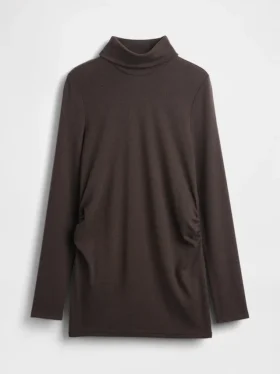 Maternity Modern Turtleneck Shirt