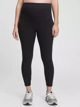 Maternity Recycled Power Full Panel 7/8 Leggings