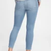 Maternity True Waistband Full Panel Destructed Skinny Ankle Jeans