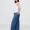 Maternity Ultrasoft Full-Panel Baggy Jeans