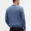 Merino Wool-Blend Polo Sweater