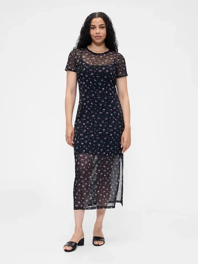 Mesh Maxi Dress