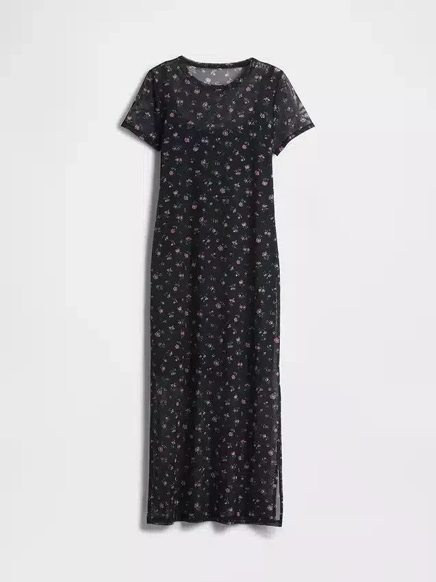 Mesh Maxi Dress