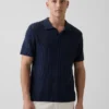 Mesh Polo Sweater