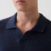 Mesh Polo Sweater