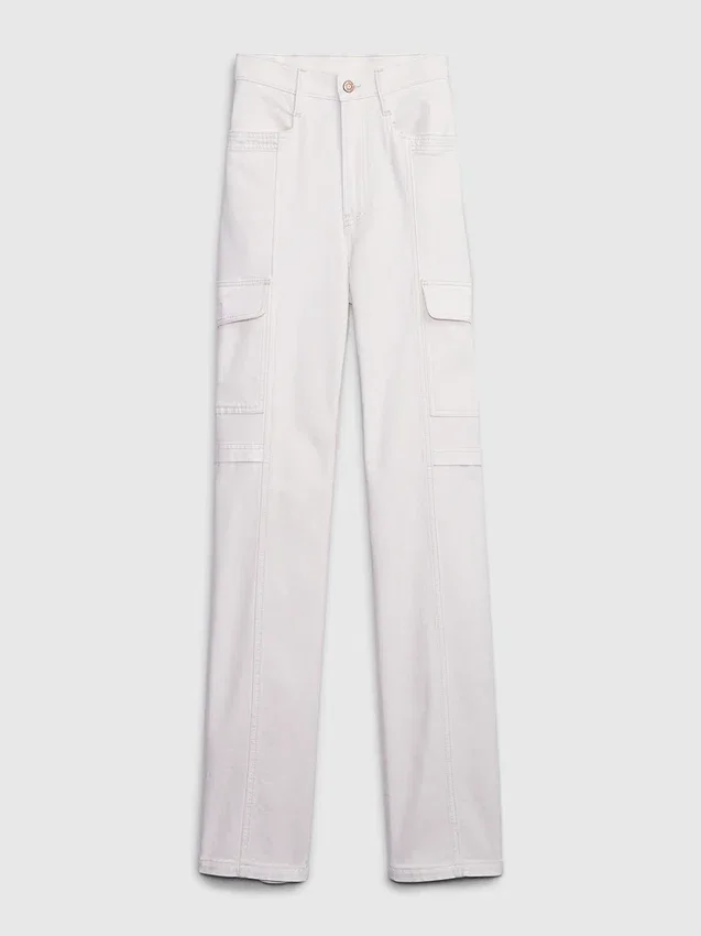Mid Rise '90S Loose Cargo Jeans