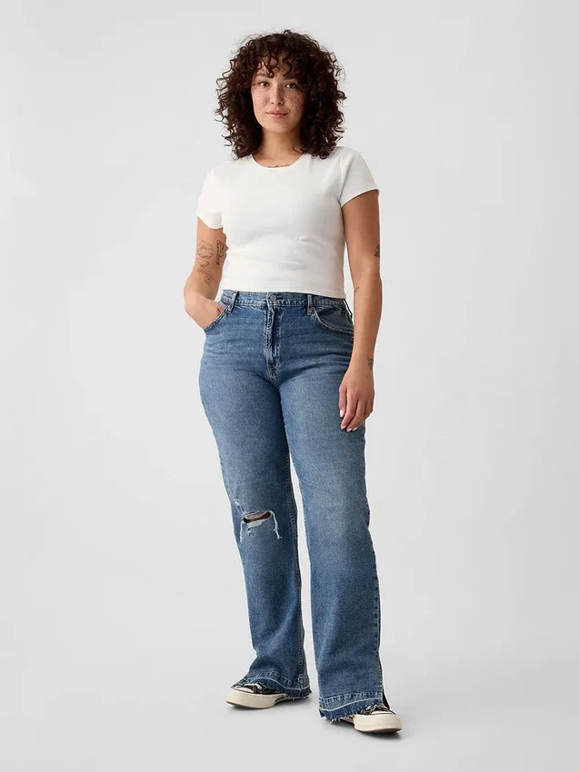 Mid Rise '90S Loose Jeans