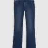 Mid Rise Baby Boot Jeans