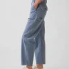 Mid Rise Barrel Utility Ankle Pants