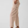 Mid Rise Barrel Utility Ankle Pants