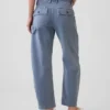 Mid Rise Barrel Utility Ankle Pants