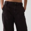 Mid Rise Barrel Utility Ankle Pants
