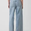 Mid Rise Belted Baggy Jeans