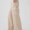 Mid Rise Cargo Baggy Khakis