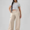 Mid Rise Cargo Baggy Khakis