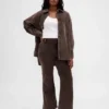 Mid Rise Corduroy Flare Pants