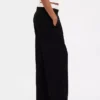 Mid Rise Double-Waist Pants