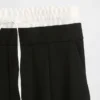 Mid Rise Double-Waist Pants