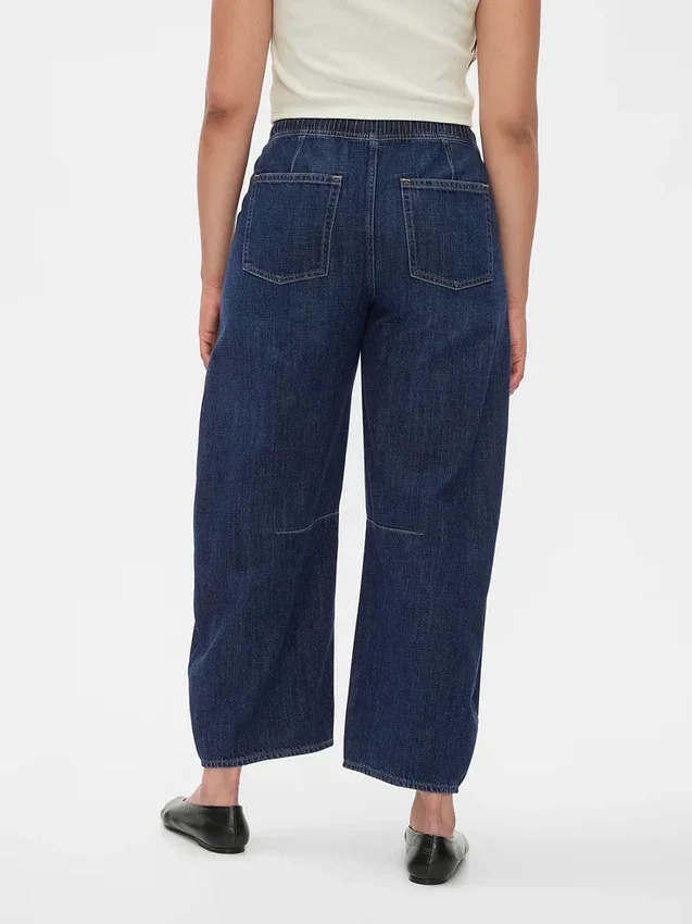 Mid Rise Easy Horseshoe Jeans