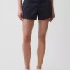 Mid Rise Khaki Shorts