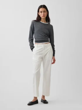 Mid Rise Khakis