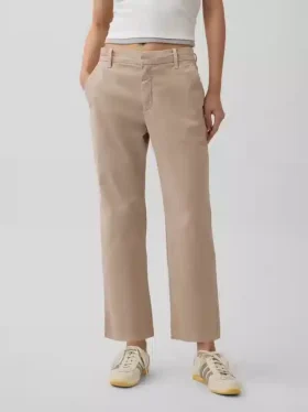 Mid Rise Khakis
