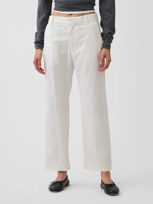 Mid Rise Khakis