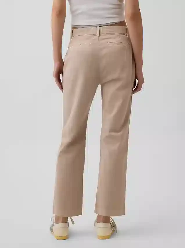 Mid Rise Khakis