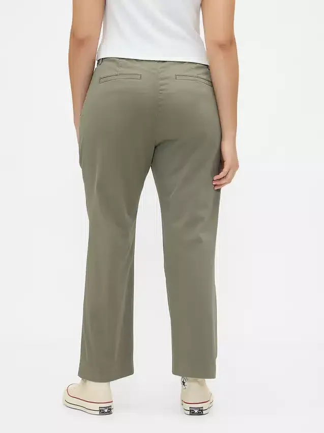 Mid Rise Khakis