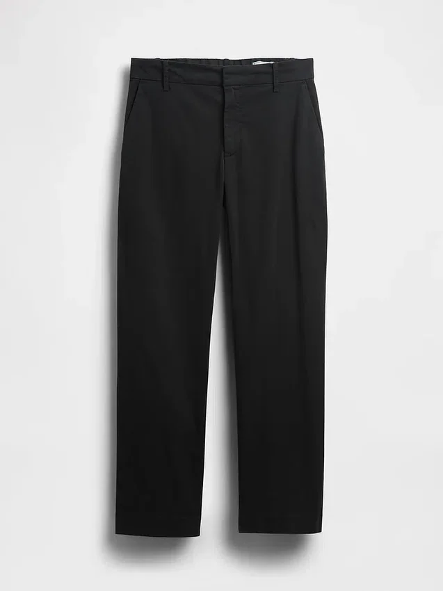 Mid Rise Khakis