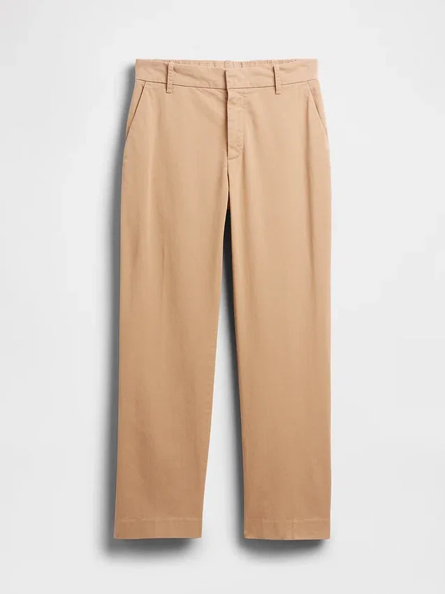 Mid Rise Khakis